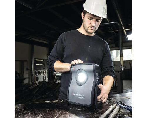Scangrip Nova 4 Connect bouwlamp IP65 30W 4000 lm zwart Compatibel met Metabo/CAS accusysteem