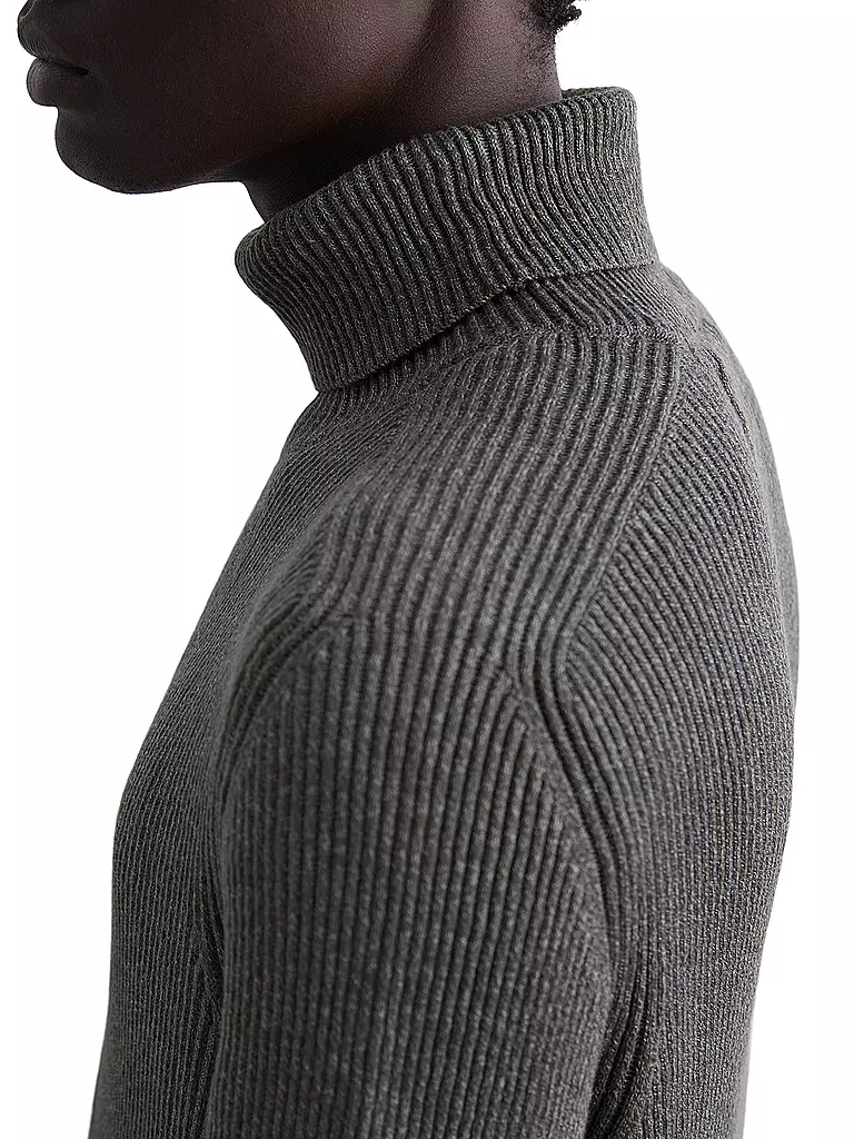 MARC O'POLO Rollkragenpullover grau