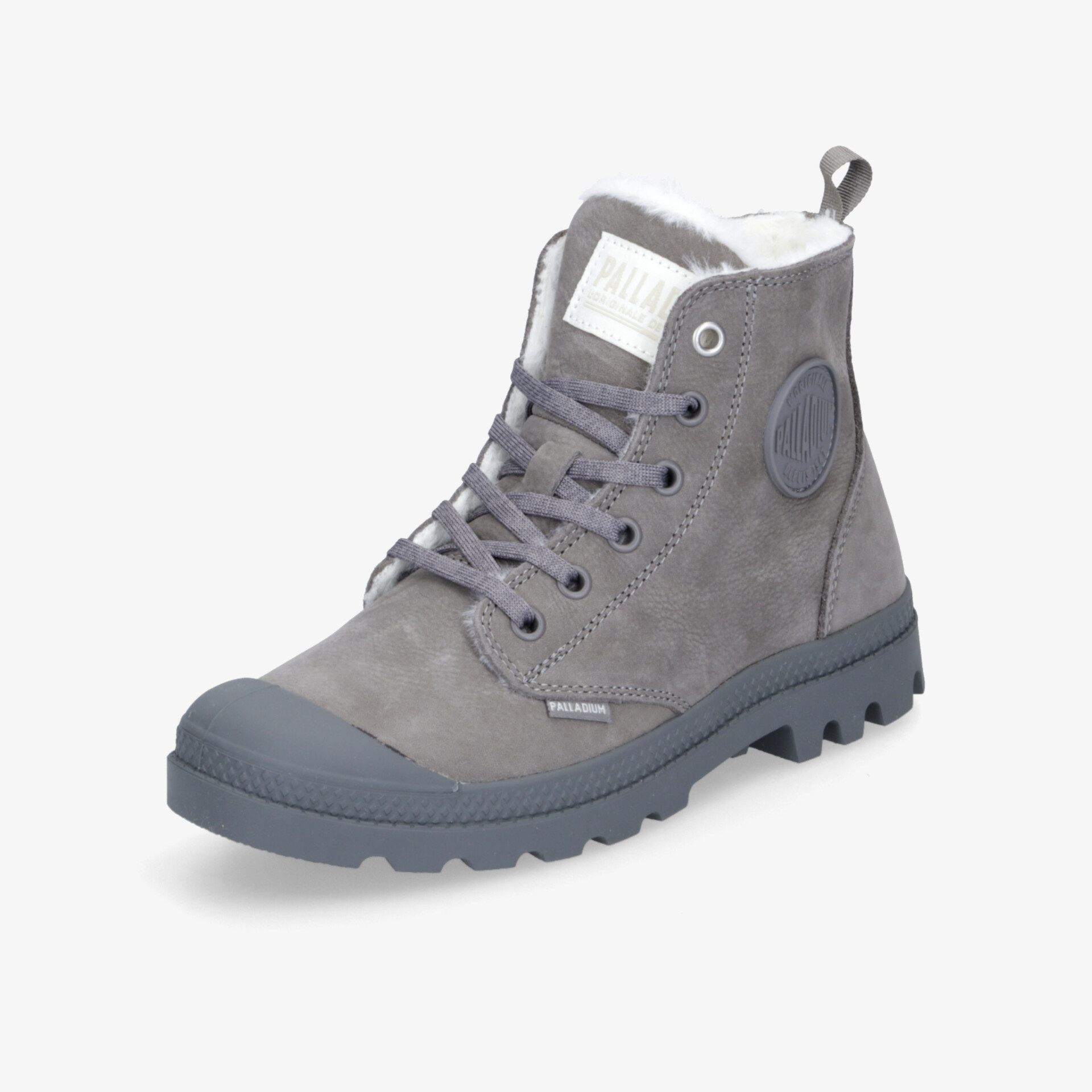 PALLADIUM Pampa HI ZIP WL Damen Winter Boots grau