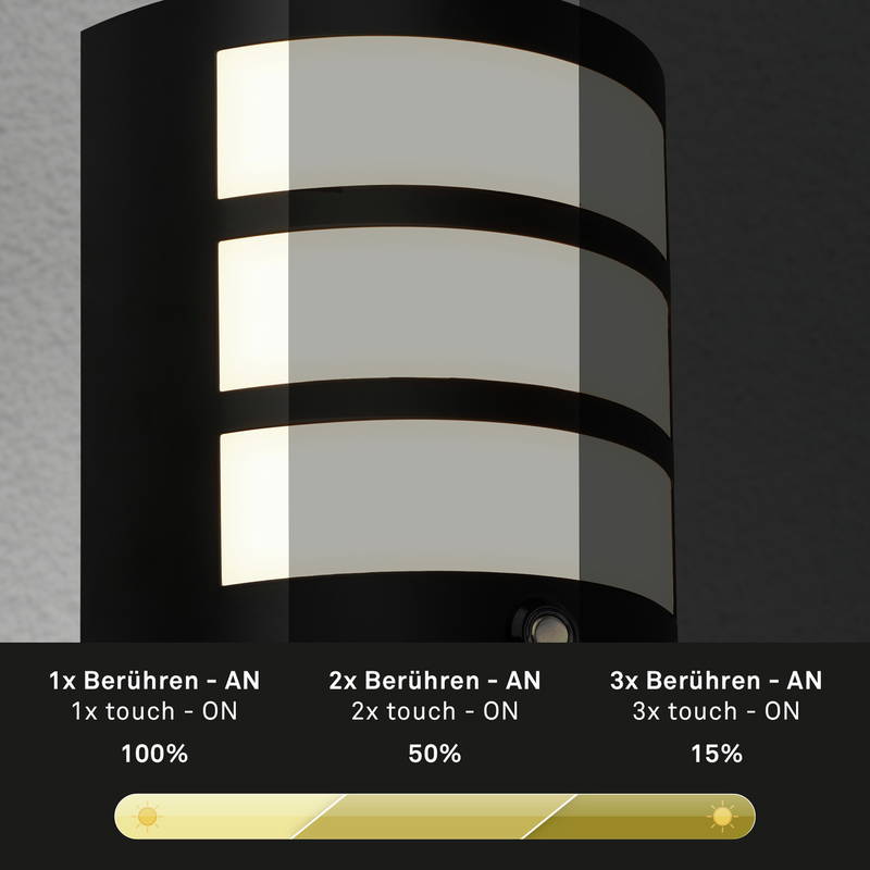 Briloner Akku-Außenwandleuchte
