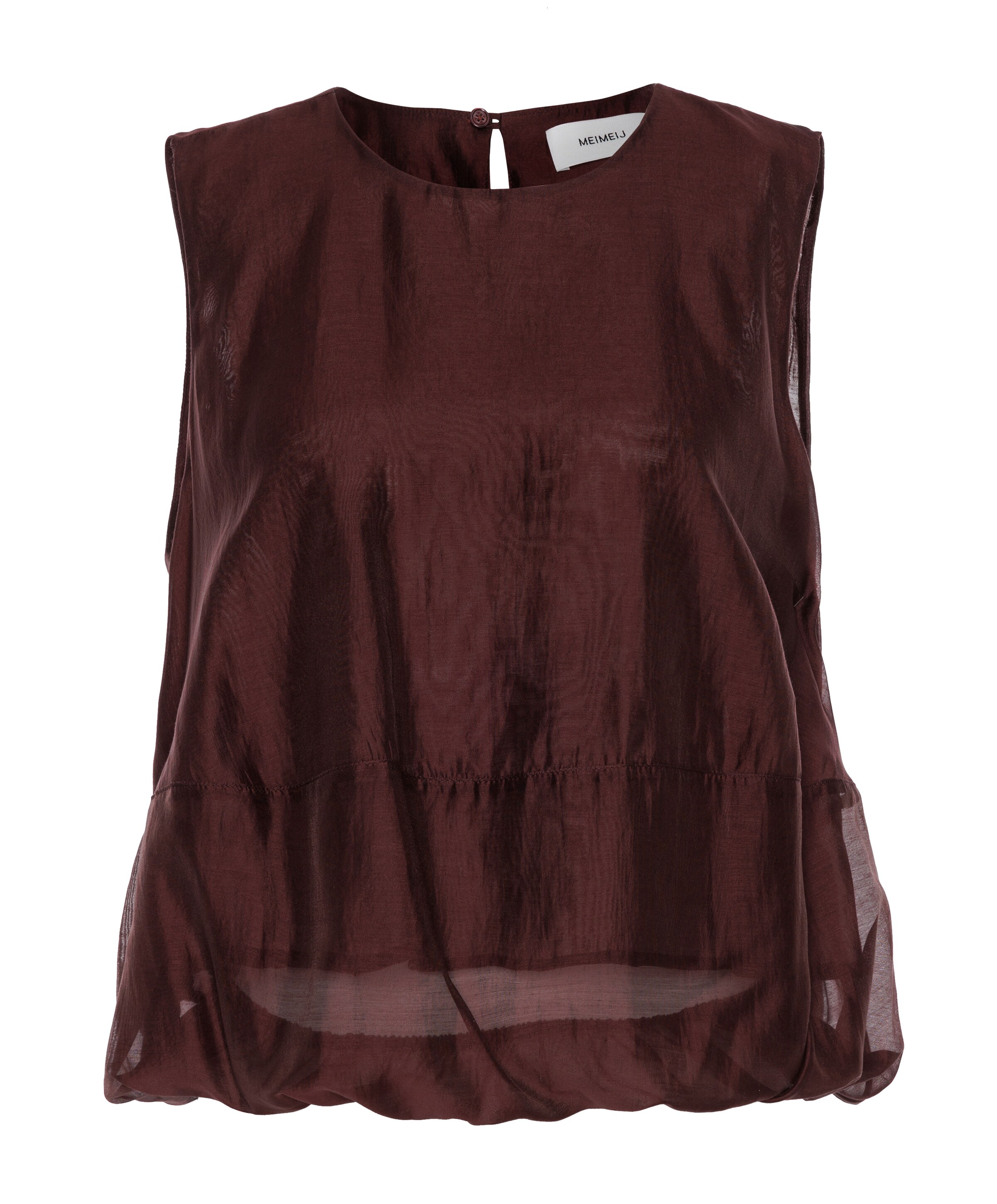 MeiMeij Dames top bordeaux