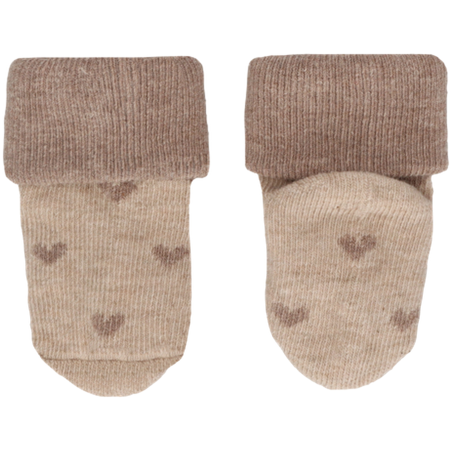 Sterntaler Erstlingssöckchen 3er-Pack Katze beige melange