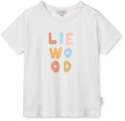 LIEWOOD Apia Placement T-skjorte, Liewood Pale tuscany/Crisp white