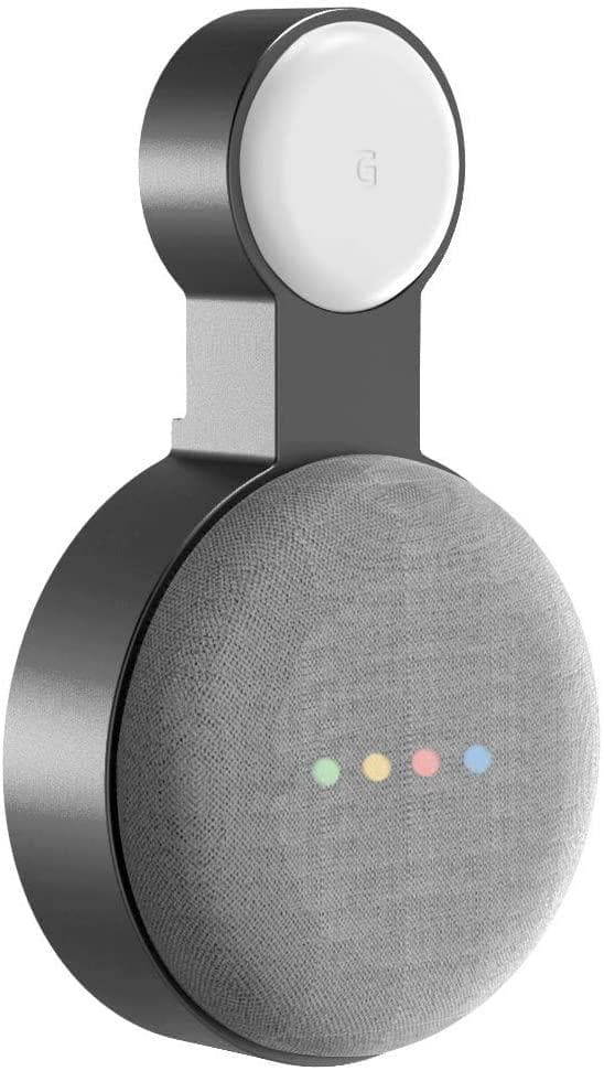 Veggfeste / henger til Google Nest Mini Gen 2 Black