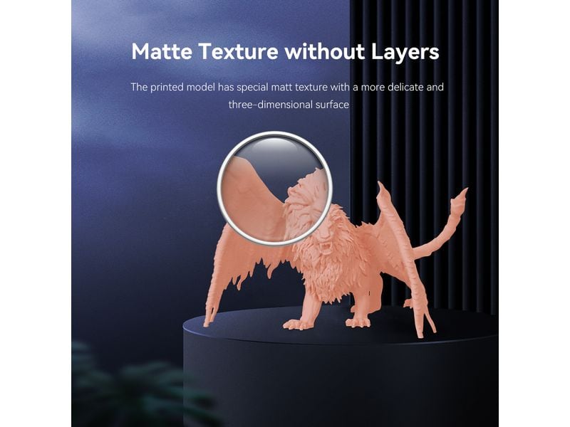 Creality Resin LCD Modellbau, 1000 g, Mattorange High Fidelity Modell-Harz
