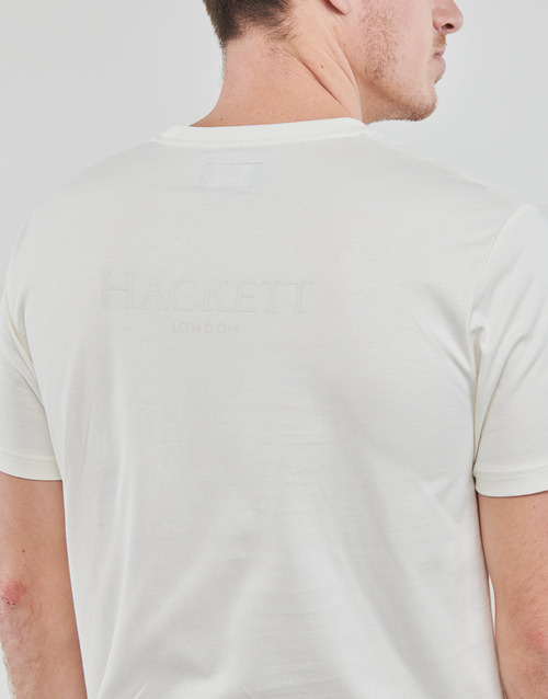 Hackett - EFFORTLESS LONDON HERITAGE LOGO TEE - Blanc