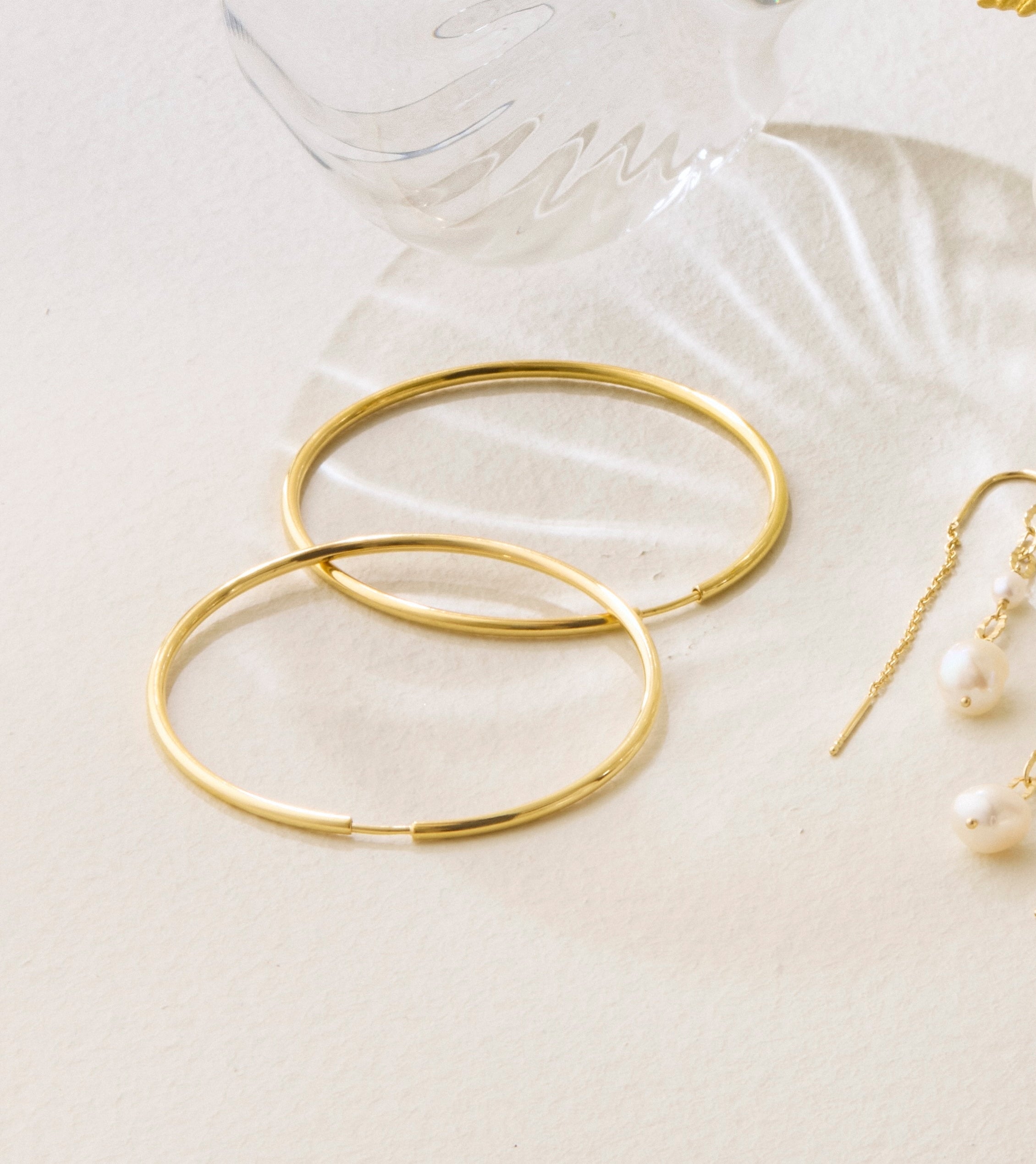 Maria Black  Senorita hoops - forgyldt