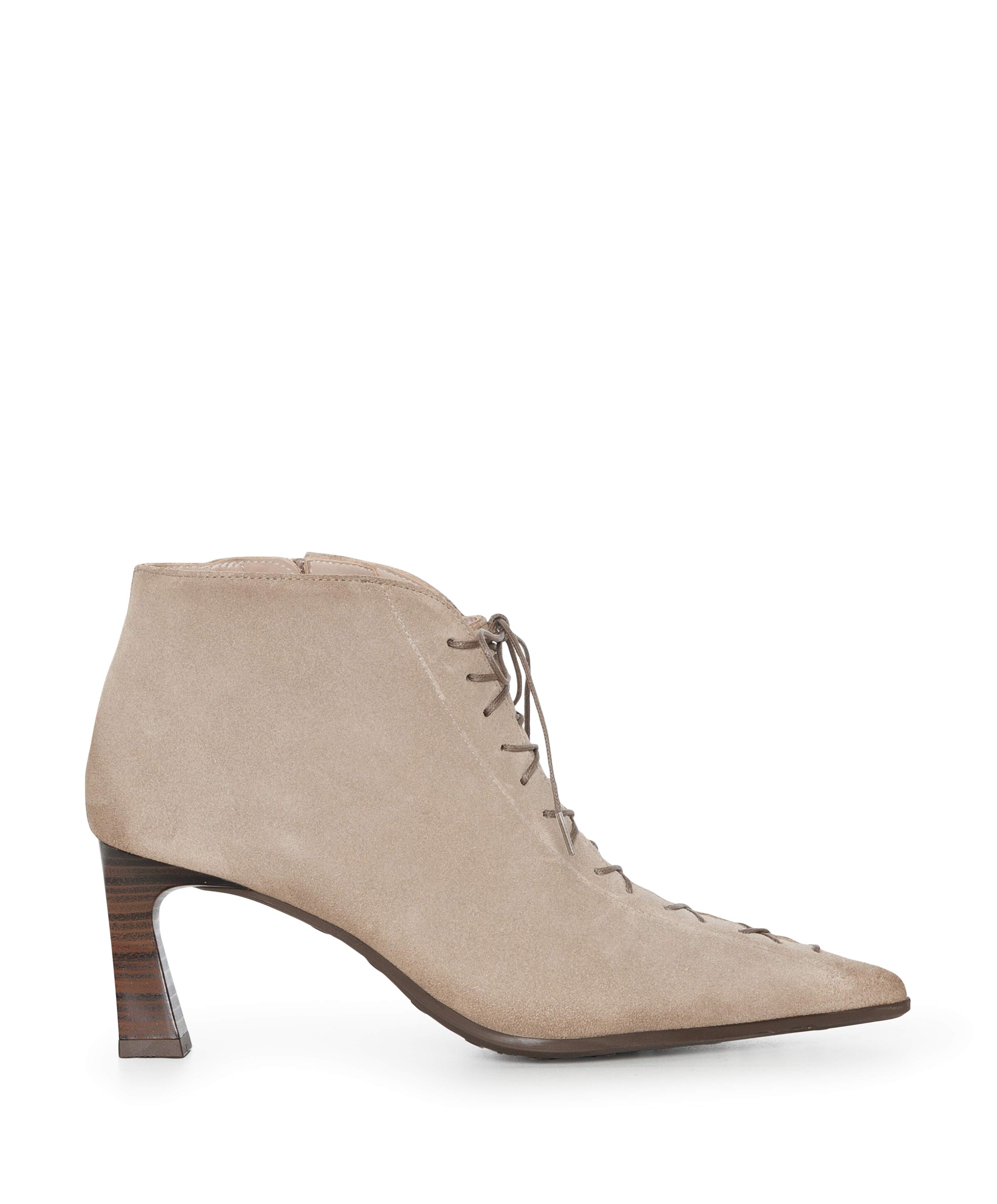 Hispanitas dames enkellaarzen beige