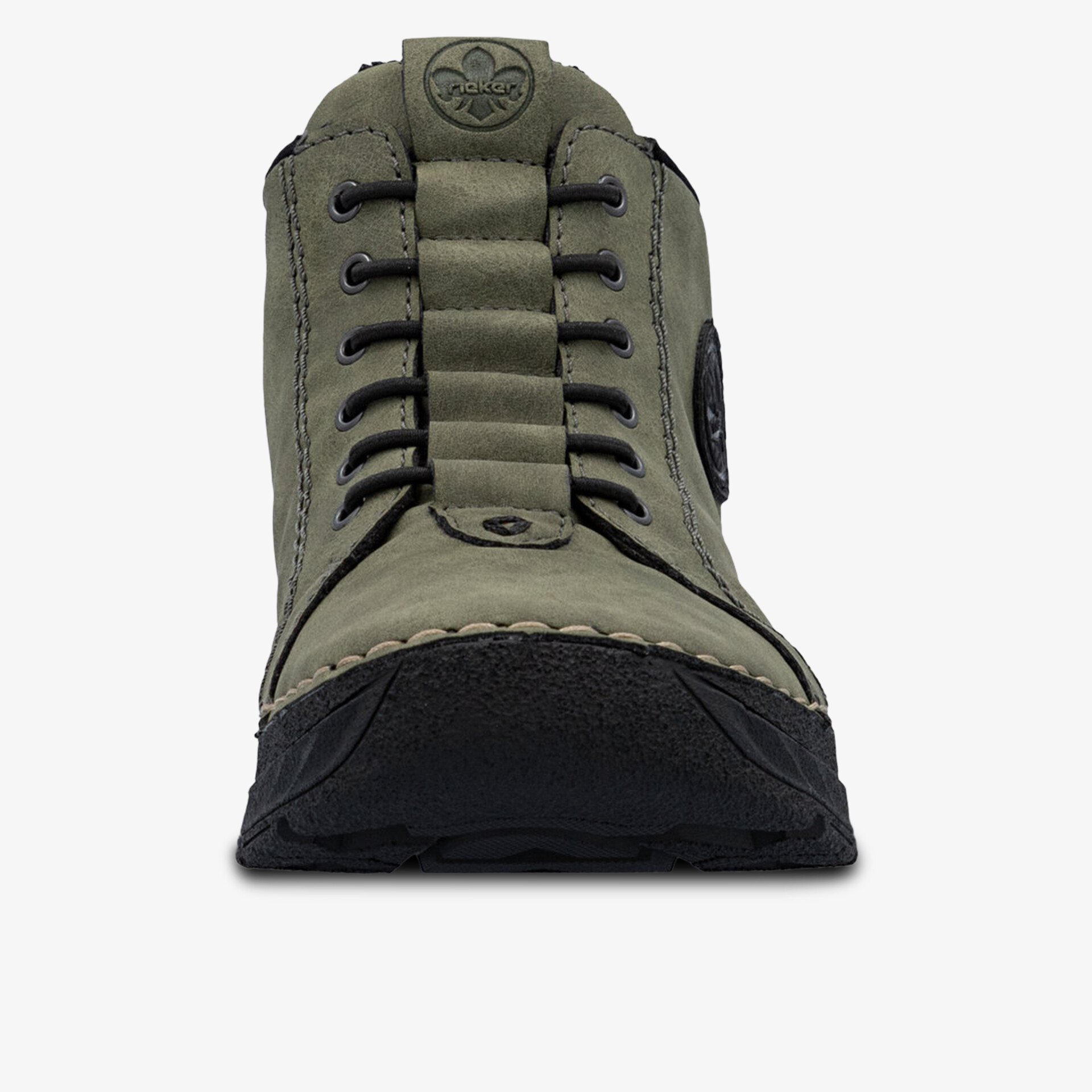 rieker Damen Schnürstiefeletten olive