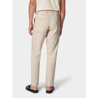 Herren-Leinenhose, Sandmelange