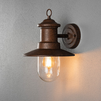 Konstsmide buitenlamp Napoli roestbruin