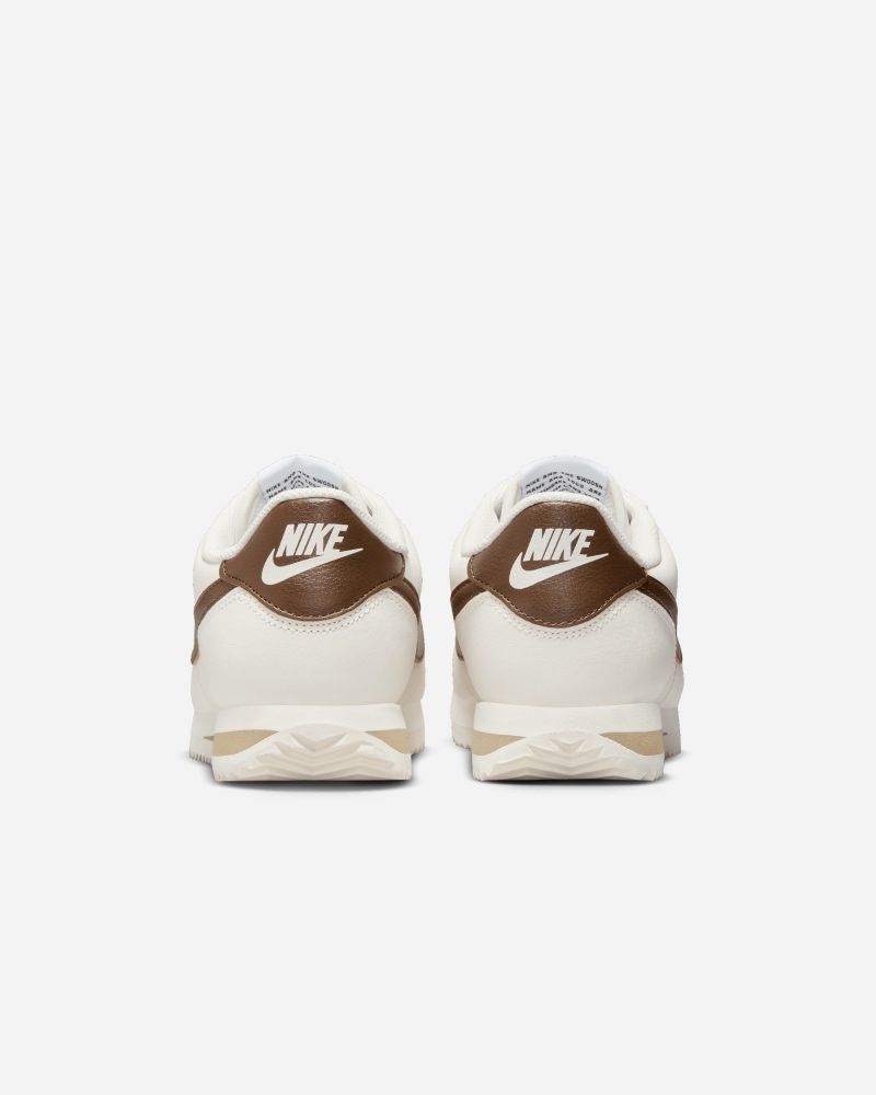 Chaussures Nike Cortez Blanc & Marron pour femme