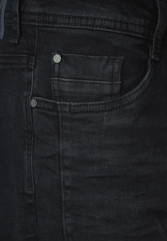 Regular Fit Jeans - basic black wash
