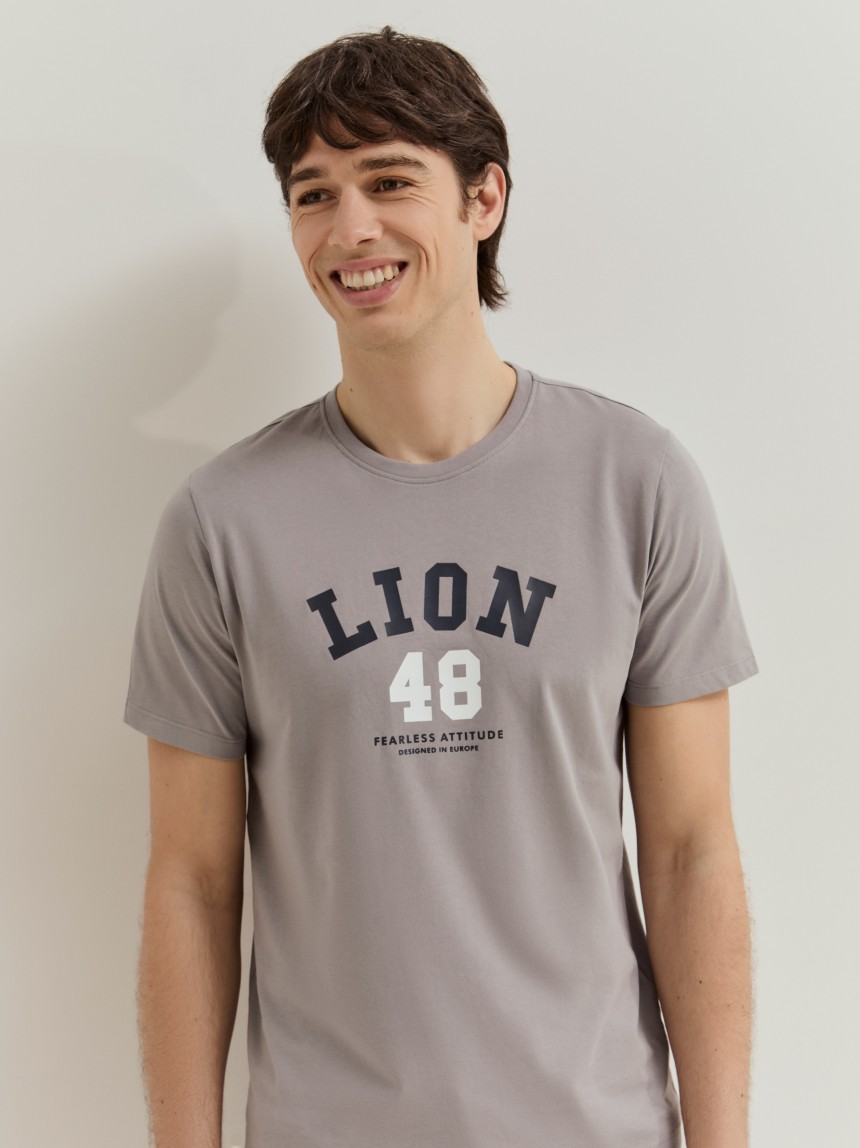 T-shirt em algodão com estampado