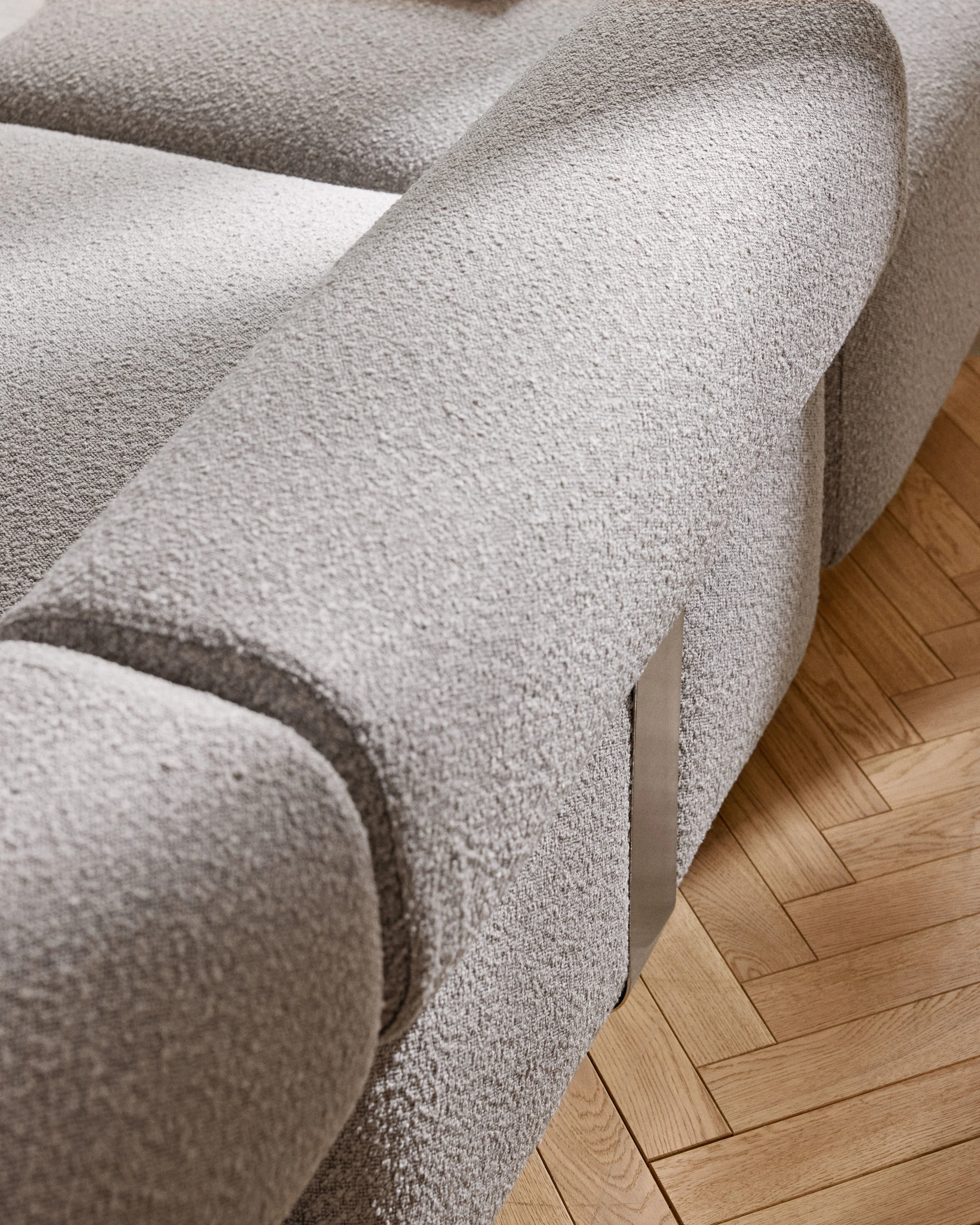 Modulaire bouclé poef Anton