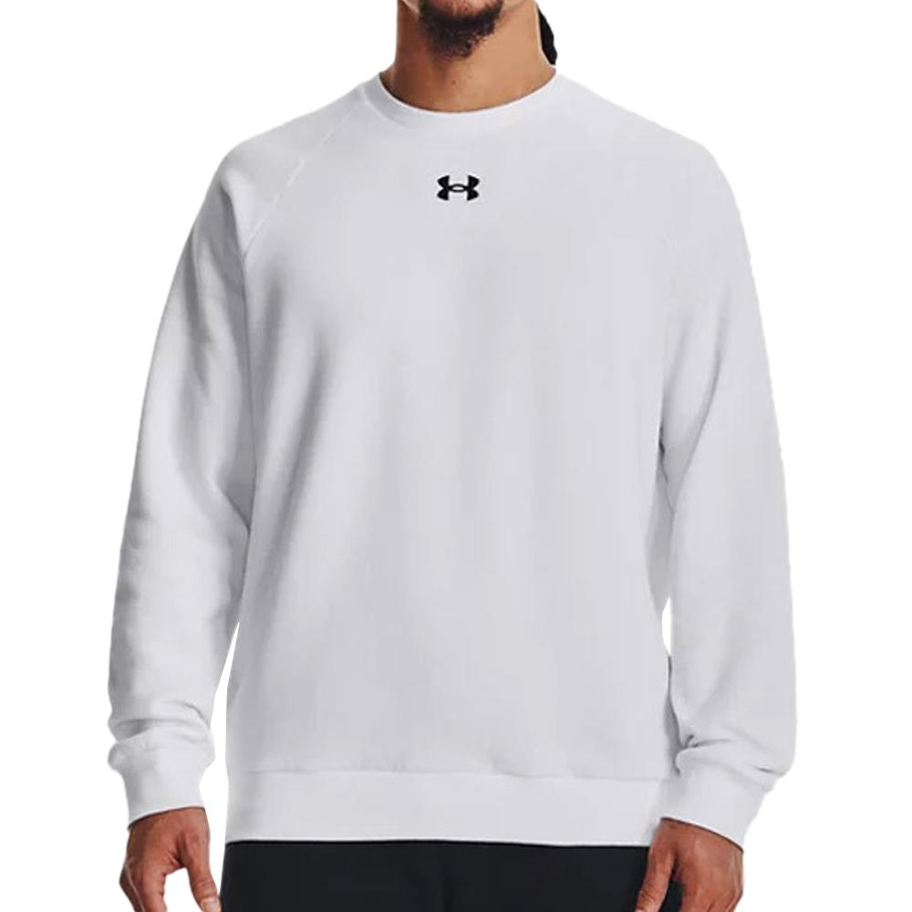 Under Armour Sweat Blanc Homme Under Armour Rival Fleece Crew