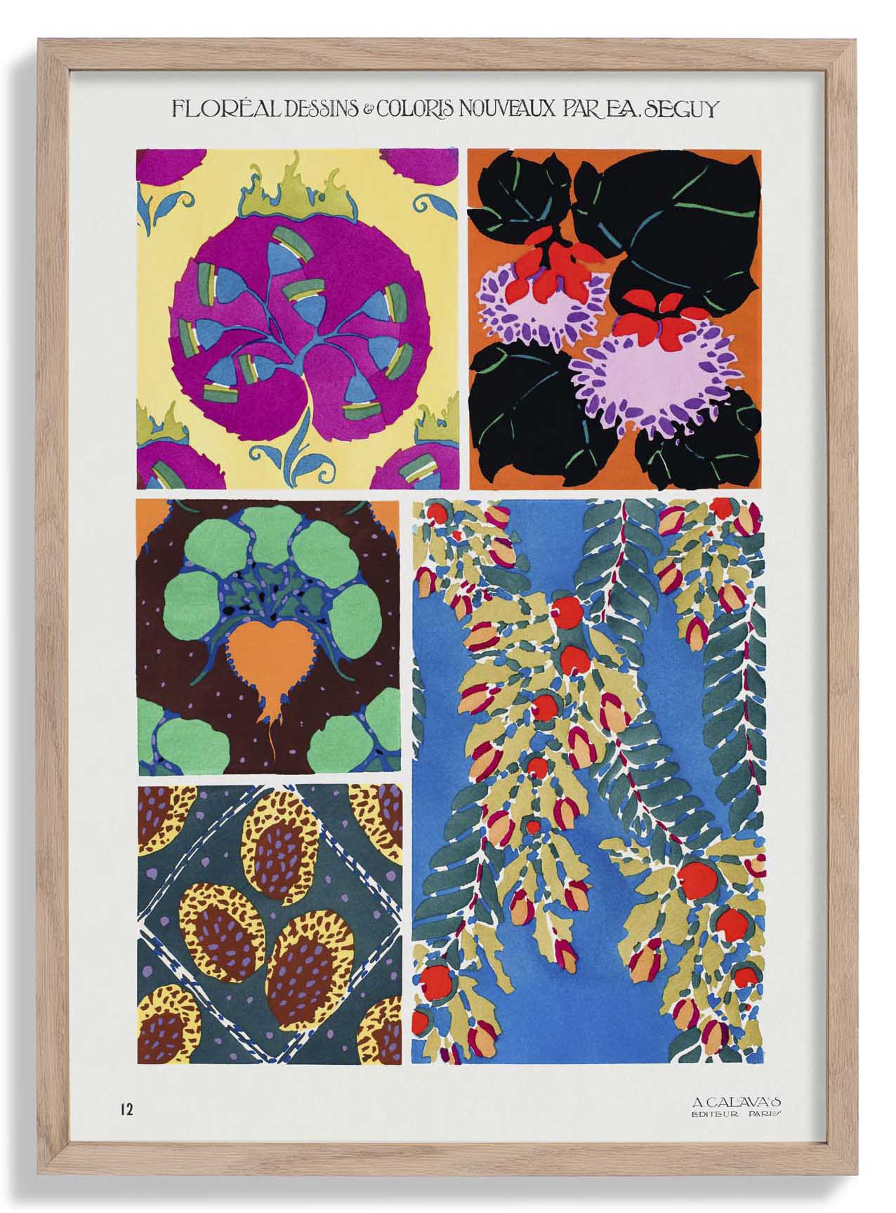 Floréal Dessins Coloris Nouveau Nr 12 von E.A. Séguy