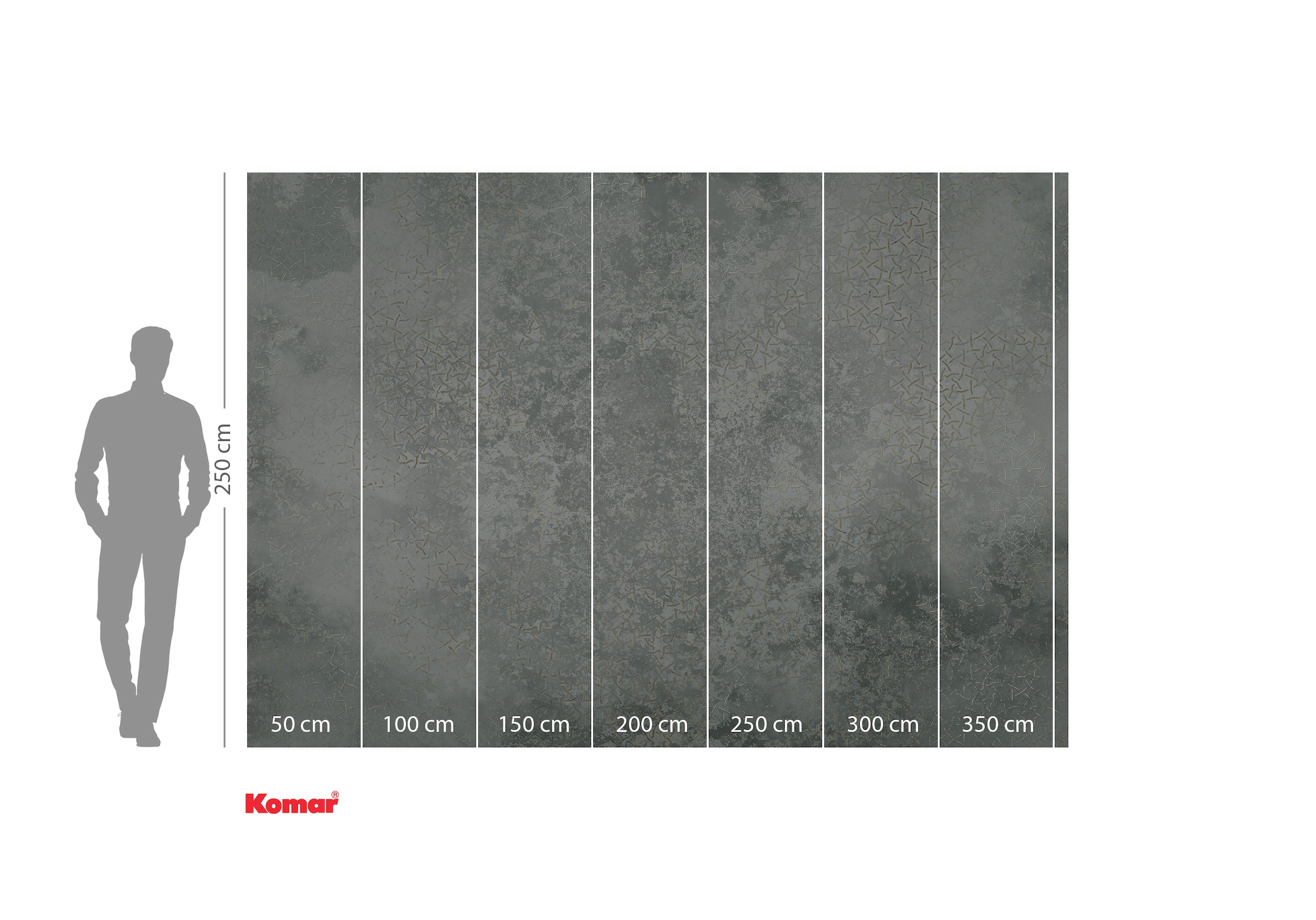 Komar Fototapete »Digitaldruck Vlies -  Obfuscated Ornament - Grösse 400 x 250 cm« bedruckt | floral | geblümt | gemustert | tropisch glatt Wohnzimmer, Schlafzimmer