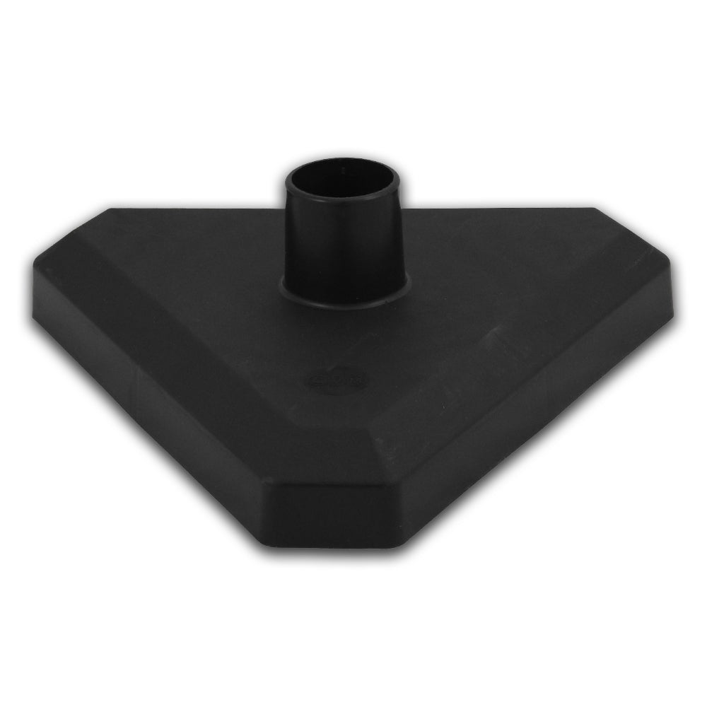 UvV kettingpaal Lugano 3kg betonvoet rood wit incl. 2,5m ketting per paal / 1 set / 130 cm