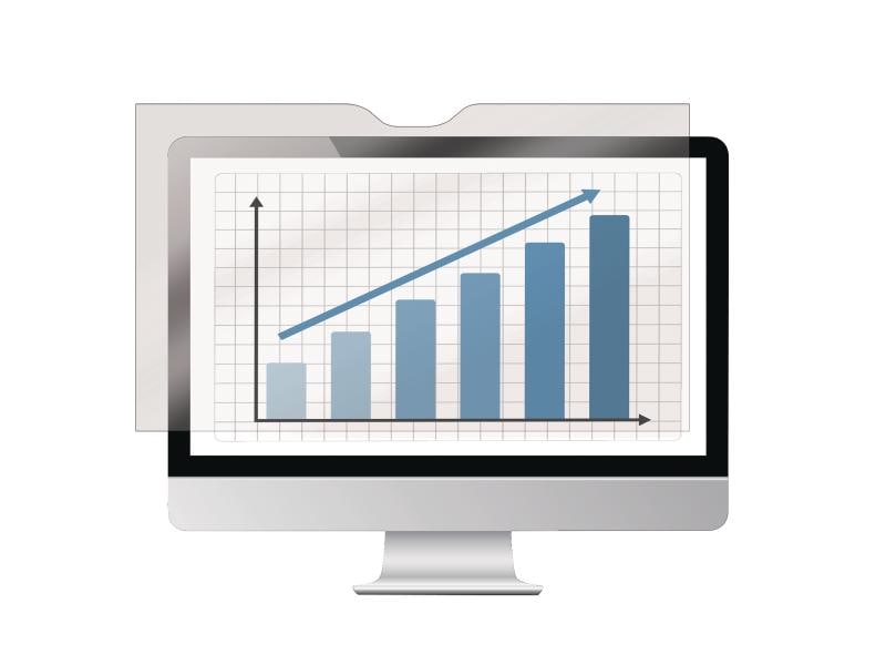 Fellowes Monitor-Bildschirmfolie Privacy 24