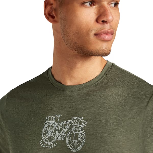T-shirt randonnée ICEBREAKER M MERINO 150 TECH LITE SS TEE LODEN