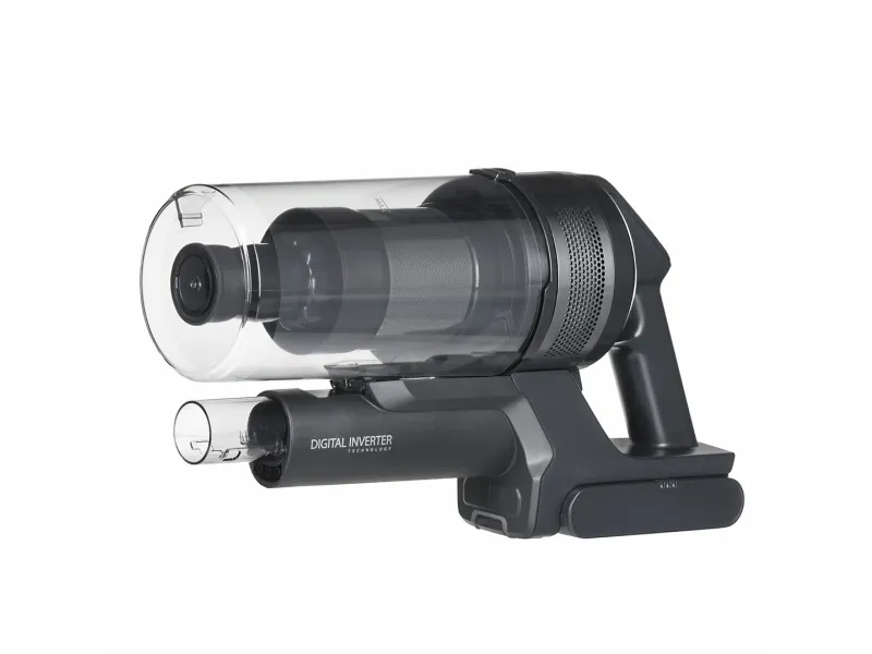 Samsung VS15A60AGR5, 2-i-1 stangstøvsuger, Poseløs, Sølv, Polen, Dry, HEPA