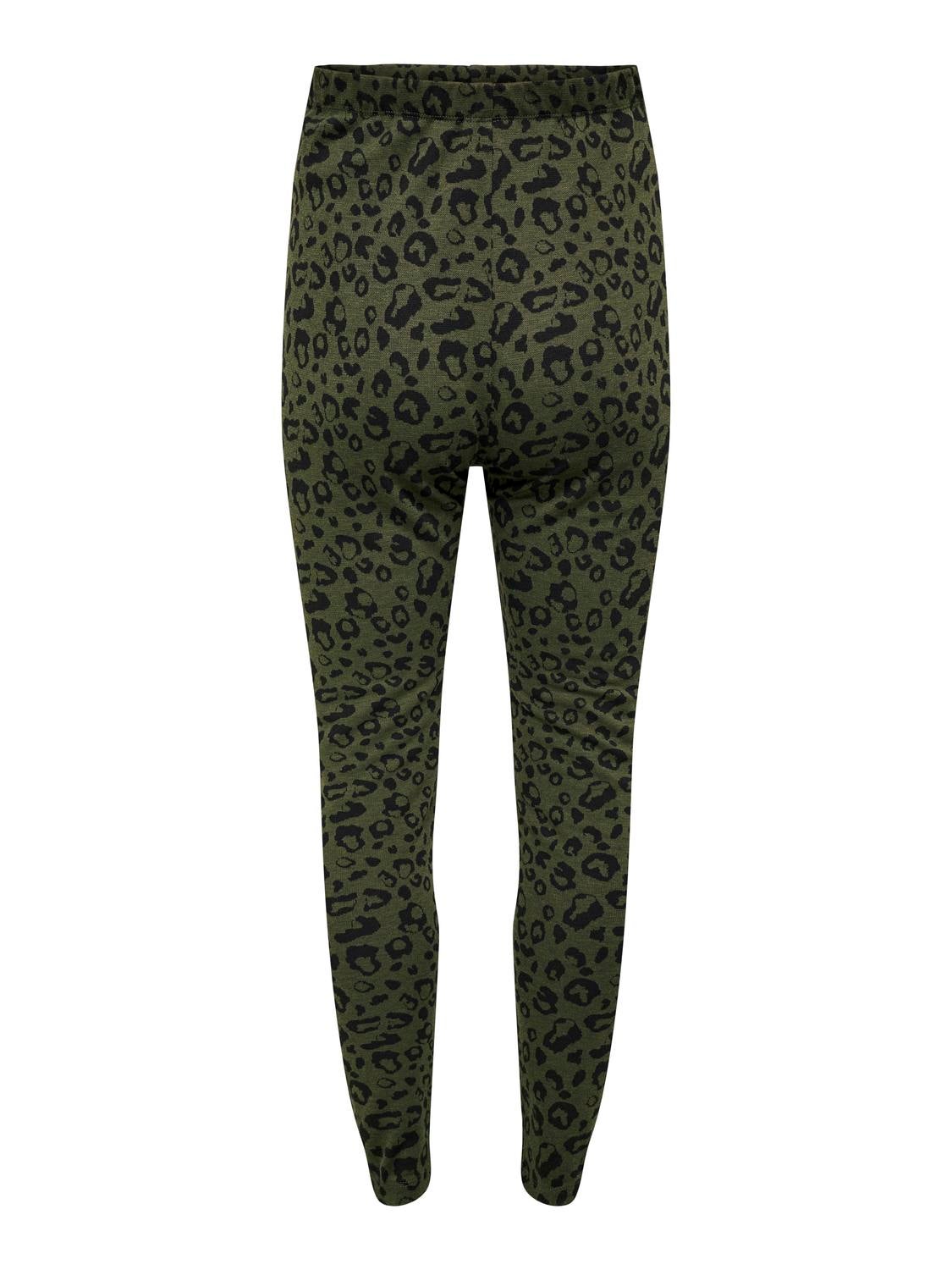 OLMPENELOPE Normal geschnitten Leggings Olive Green
