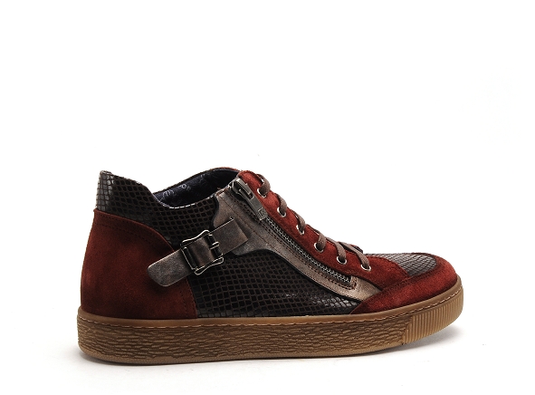 Dorking boots bottine plates femme d8704caspo bordeaux