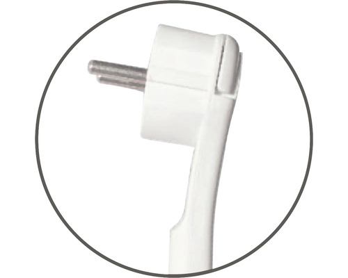 essentials Smart Home 3-voudige USB-stekkerdoos, wit, 1,5 m met platte stekker