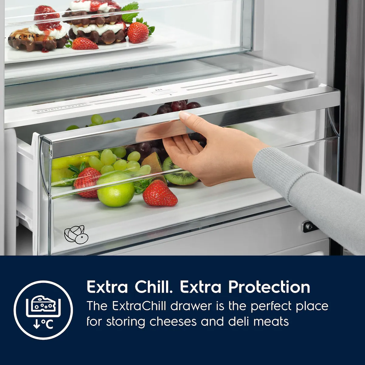Electrolux Kombiskap ENC8MD19S Integrert