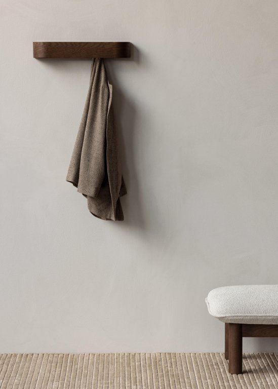 Audo Copenhagen Epoch 50 wandkapstok naturel eiken