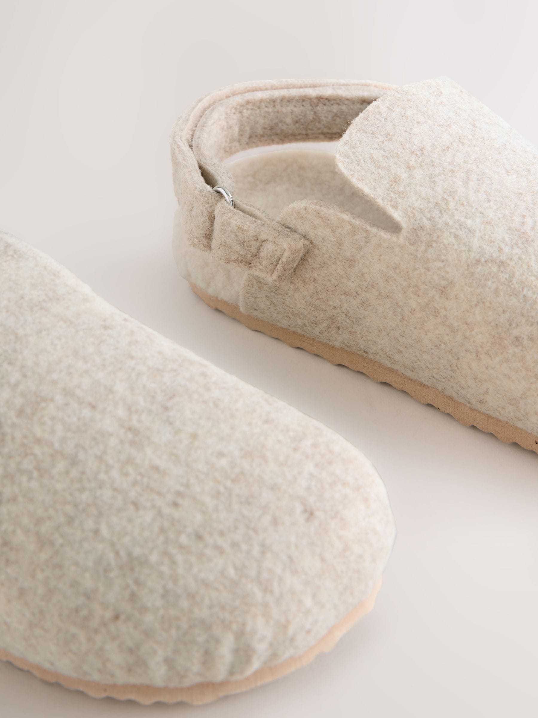 Neutraal - Felt Clog Slippers