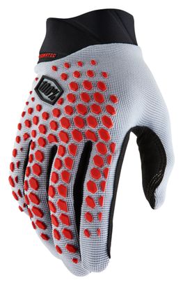 Gants Longs 100% Geomatic Gris / Rouge