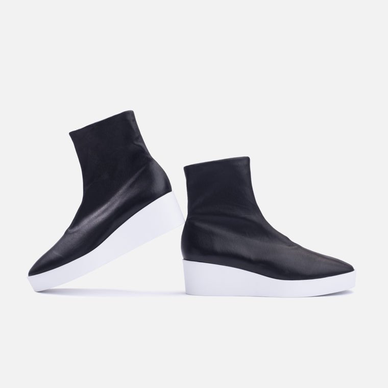 ANKLE BOOTS - LEXA ankle boots, stretch lambskin black