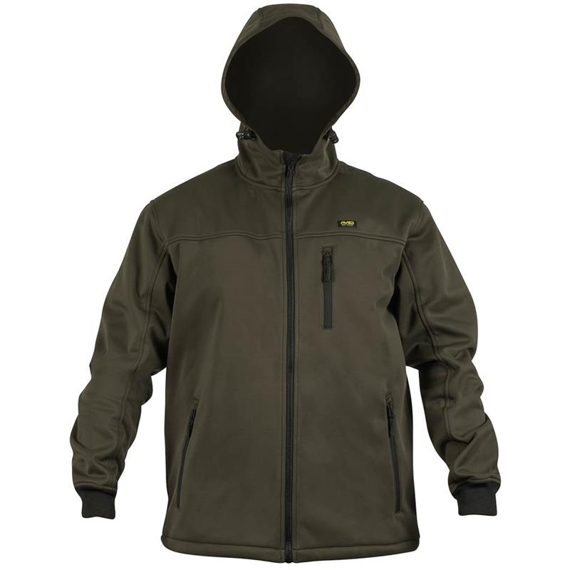 Softshell Homme Avid Carp Thermite Soft Shell Hoodie - Vert