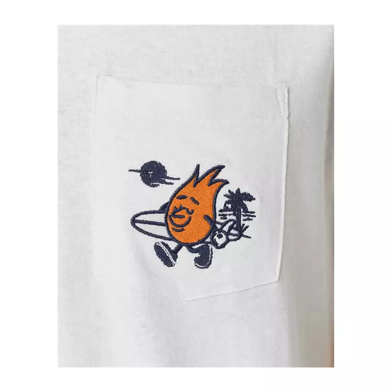 Teeshirt RIPCURL Shaper Embroidery Ss Tee Bone M