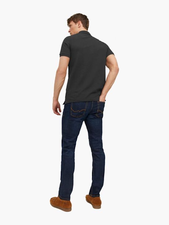 JACK & JONES Polo-Shirt Schwarz