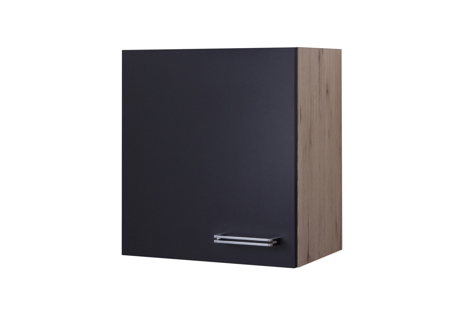 Oberschrank RISENTO - anthrazit - San Remo Eiche - 50 cm