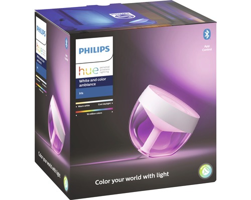Hue LED Tafellamp RGBW 570 lm Wit + Color Ambiance - Compatibel met SMART HOME van hornbach