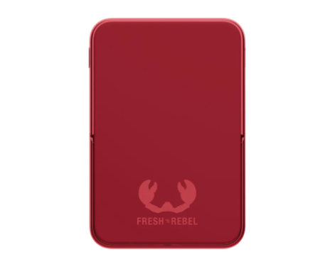 (20W) 5000mAh Dual USB C Powerbank Power Delivery Ladegerät   Kickstand (2PBM5000BR) - Berry Red