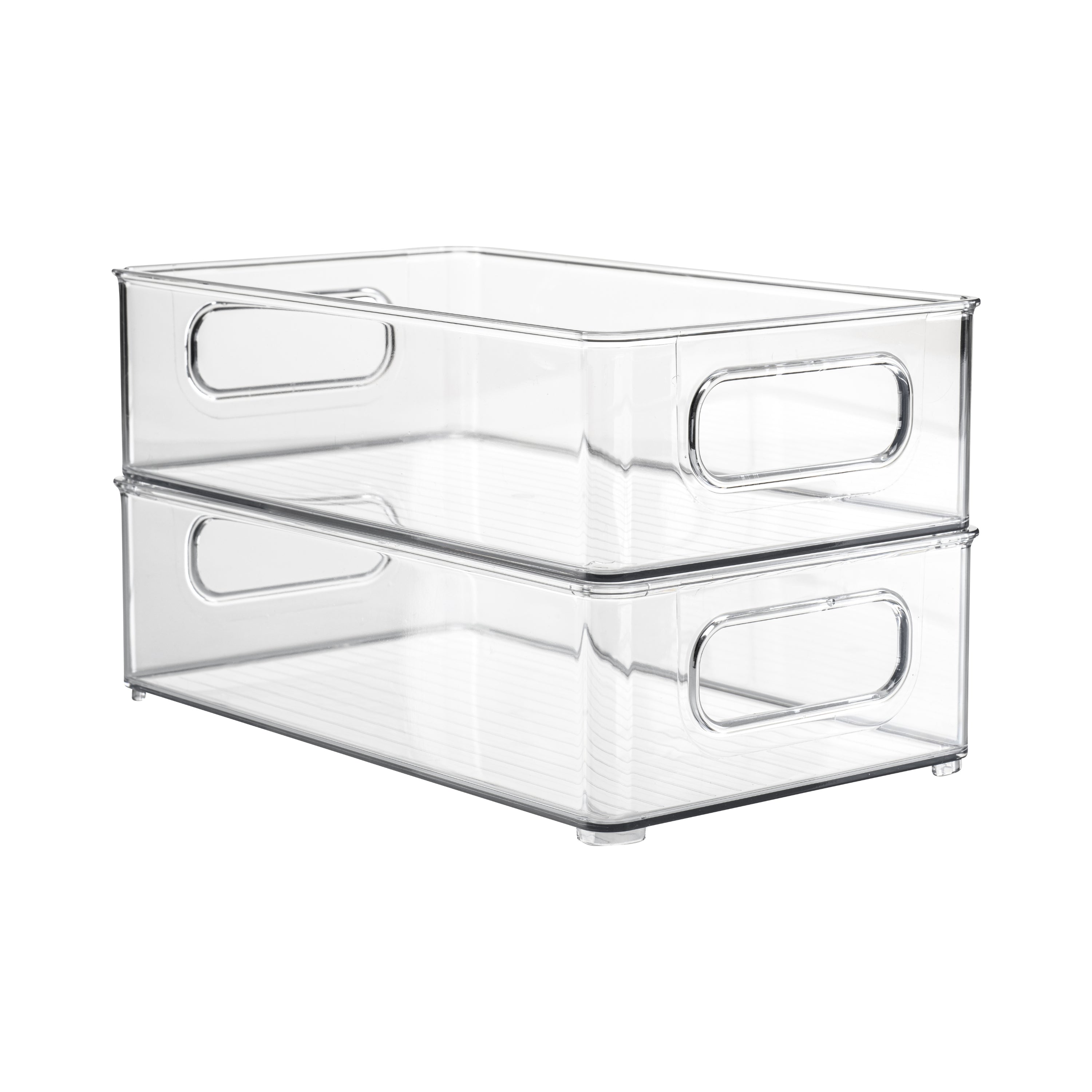 XIVADA Koelkast Organizer Tava - Transparant - PET - Set van 4