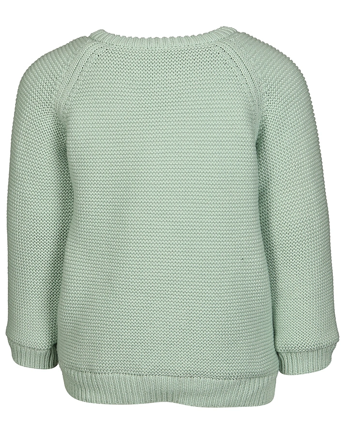 Strickjacke LOU KNIT mit Teddyfutter in mint