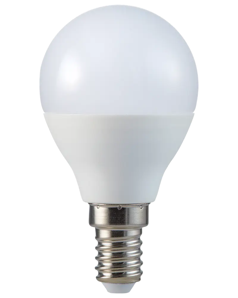 LED-pære 4,8W E14 G45 4-pak