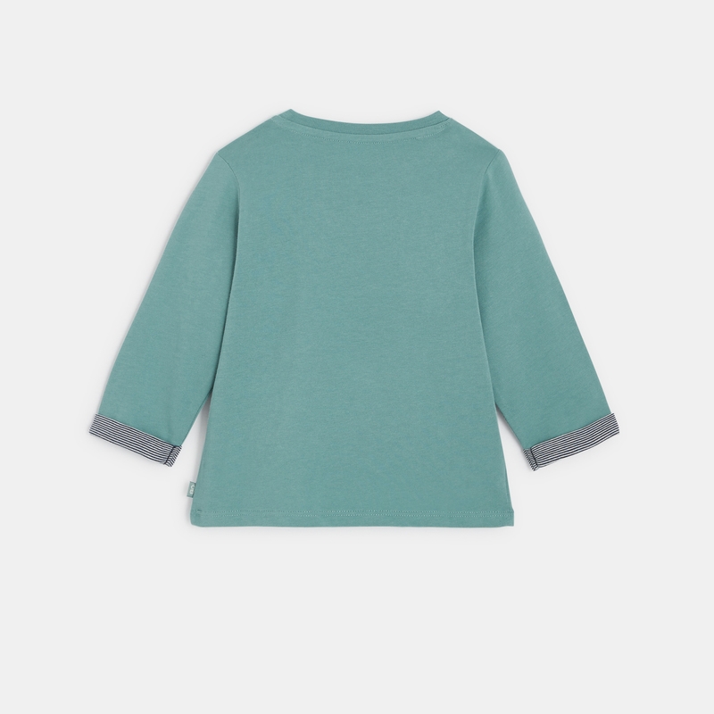 T-shirt ours vert bébé garçon