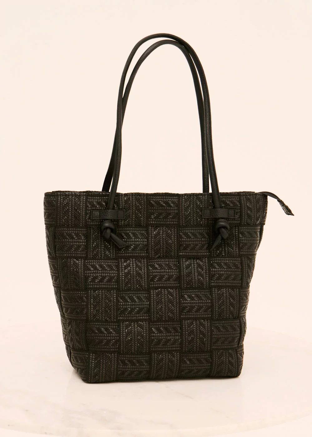 CABAS BEATRIX BIMATIERE NOIR
