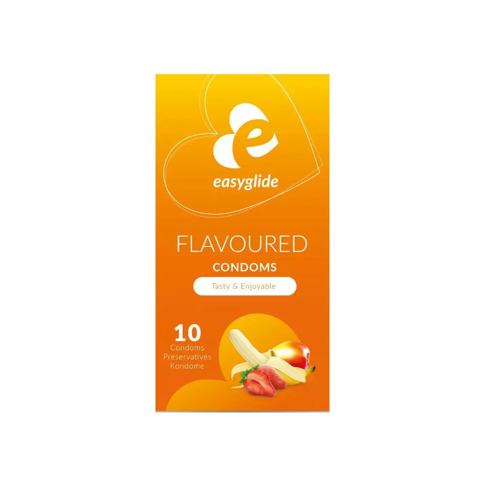 EasyGlide Flavoured kondomer - 10 stk.