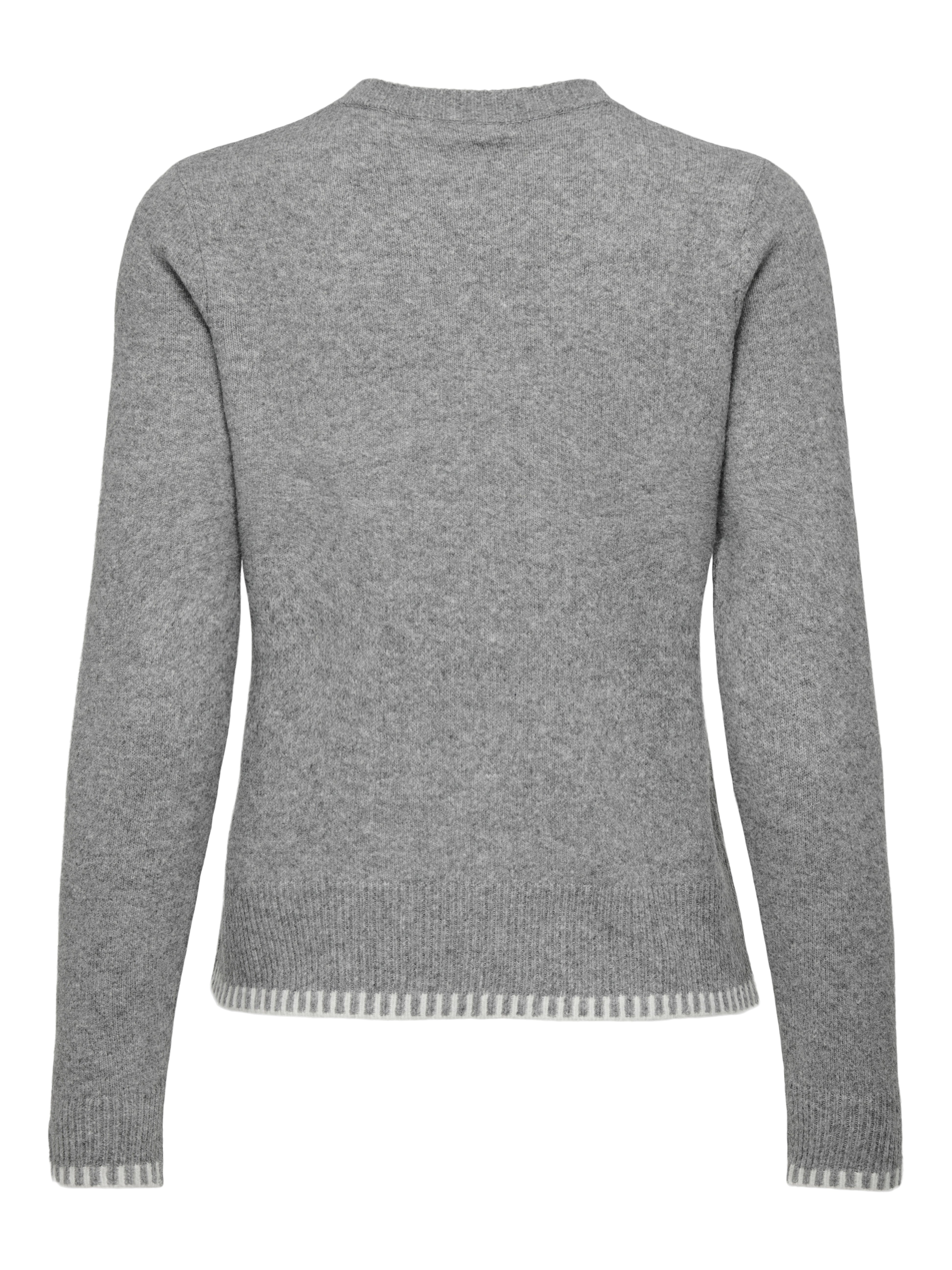 JDYSAGE Strickpullover Light Grey Melange