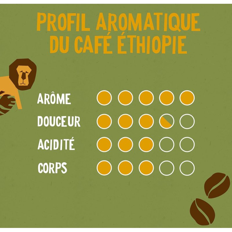 Café moulu Bio Alter Eco Ethiopie - Paquet de 260 g