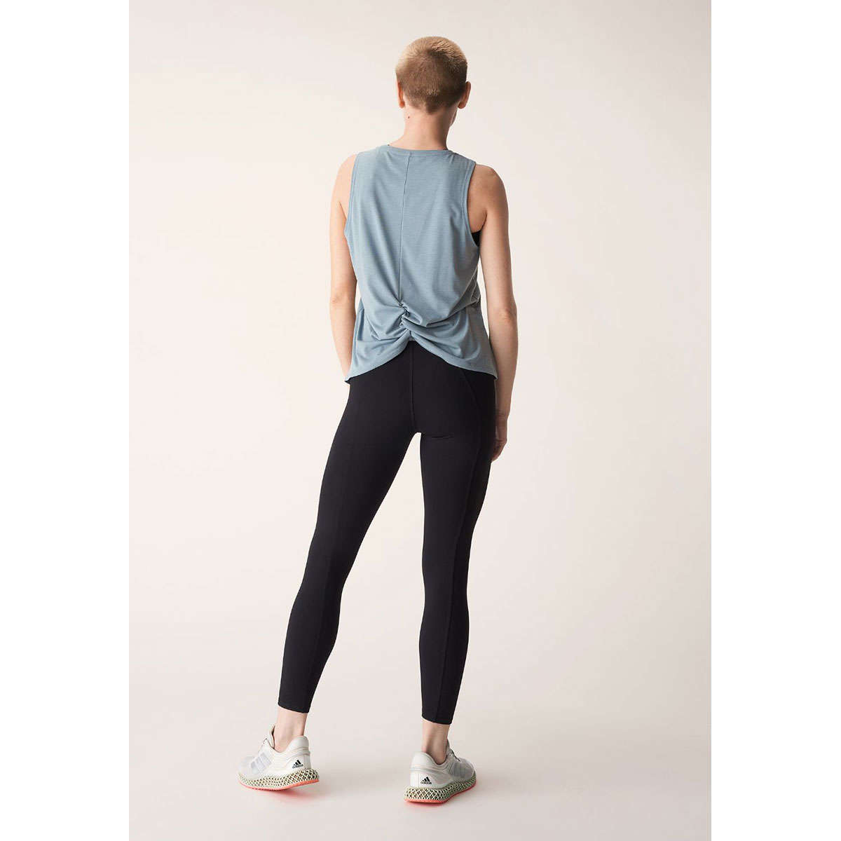 Röhnisch Split Back Hardloopshirt Zonder Mouwen Blauw Dames