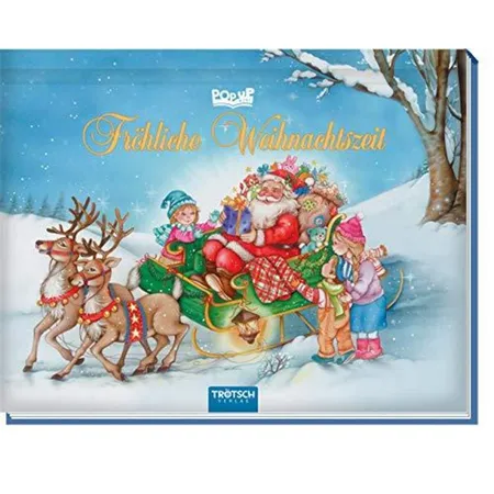 Trötsch Mini Pop up Buch - Fröhliche Weihnachszeit